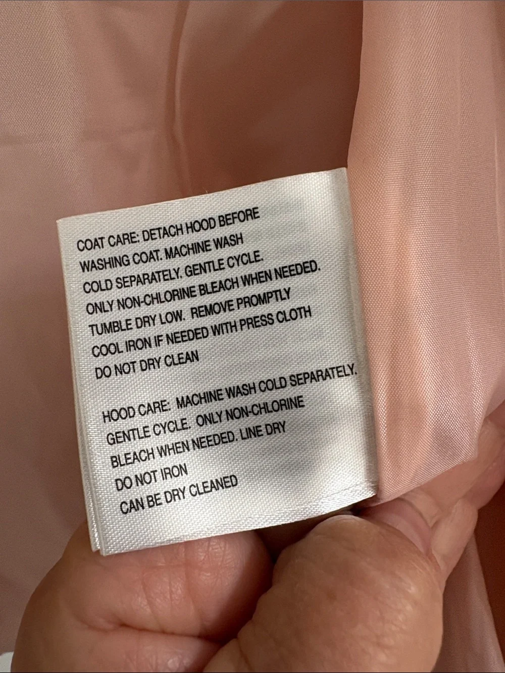 Michael Kors Blush Pink Quilted Puffer Jacket with Stand Collar